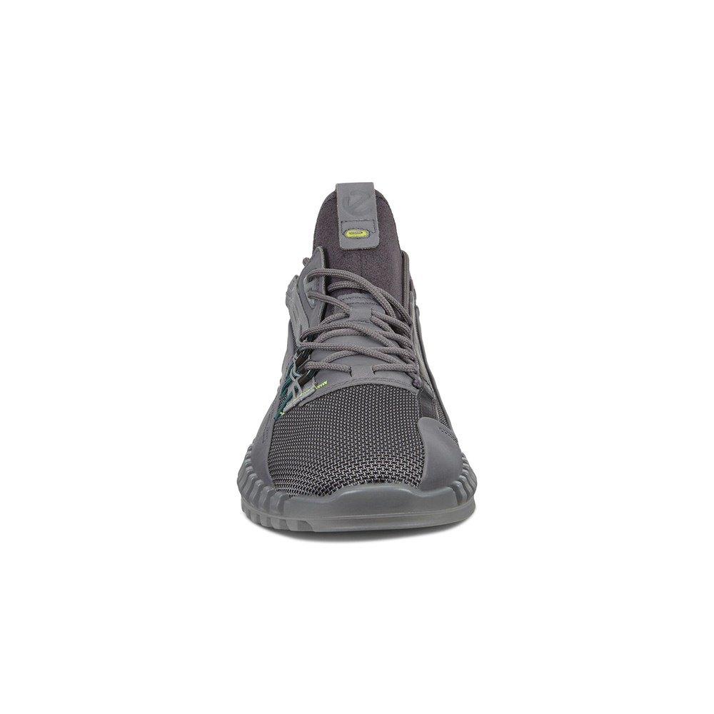 Tenis De Montaña Hombre - ECCO Zipflex Bajos - Grises Oscuro - IUT562307